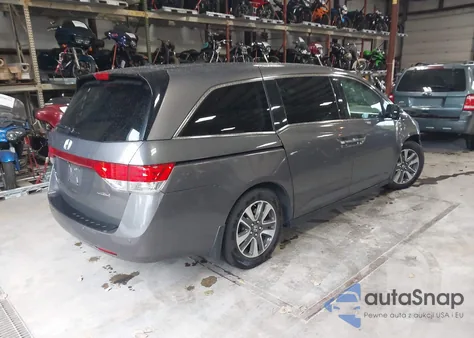 2014 Honda Odyssey Touring/Touring Elite from USA, damaged, VIN 5FNRL5H90EB073067